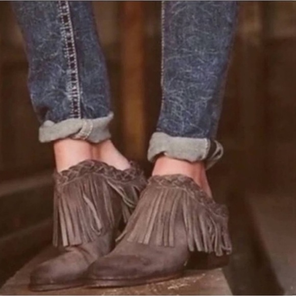 Frye Shoes - Freebird by Steven Lucy Mule Leather Ankle Boot